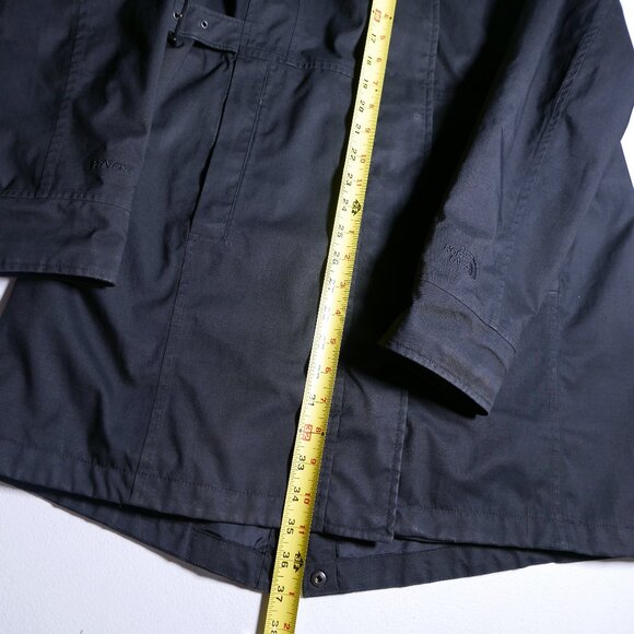 Black City Breeze Rain Trench Coat - Picture 4 of 6